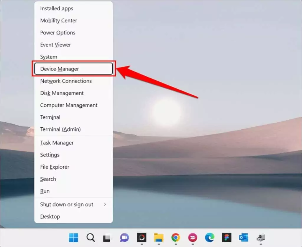 29-open-windows-11-device-manager - Bộ phận trợ giúp Geek Tai nghe không hoạt động trên Windows 11? 10 Cách khắc phục Hãy thử hình 30