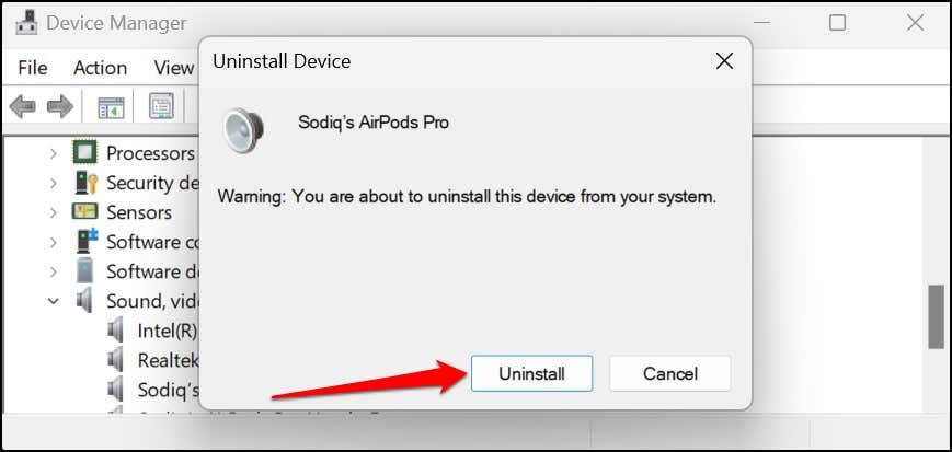 34-uninstall-audio-driver-windows-11-01 - Bộ phận trợ giúp Geek Tai nghe không hoạt động trên Windows 11? 10 Cách khắc phục Hãy thử hình 35