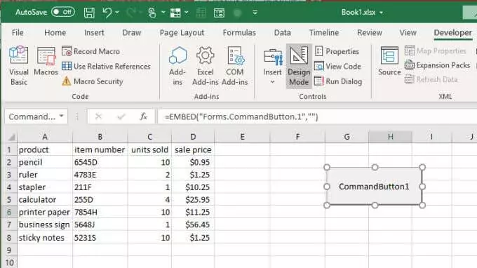 select-pushbutton2 - Bộ phận trợ giúp Geek Hướng dẫn VBA nâng cao cho MS Excel hình 6