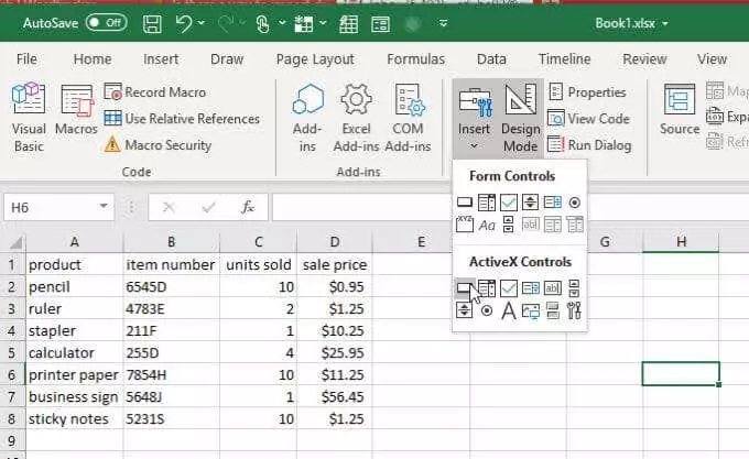nút chọn - Help Desk Geek Hướng dẫn VBA nâng cao cho MS Excel hình 5