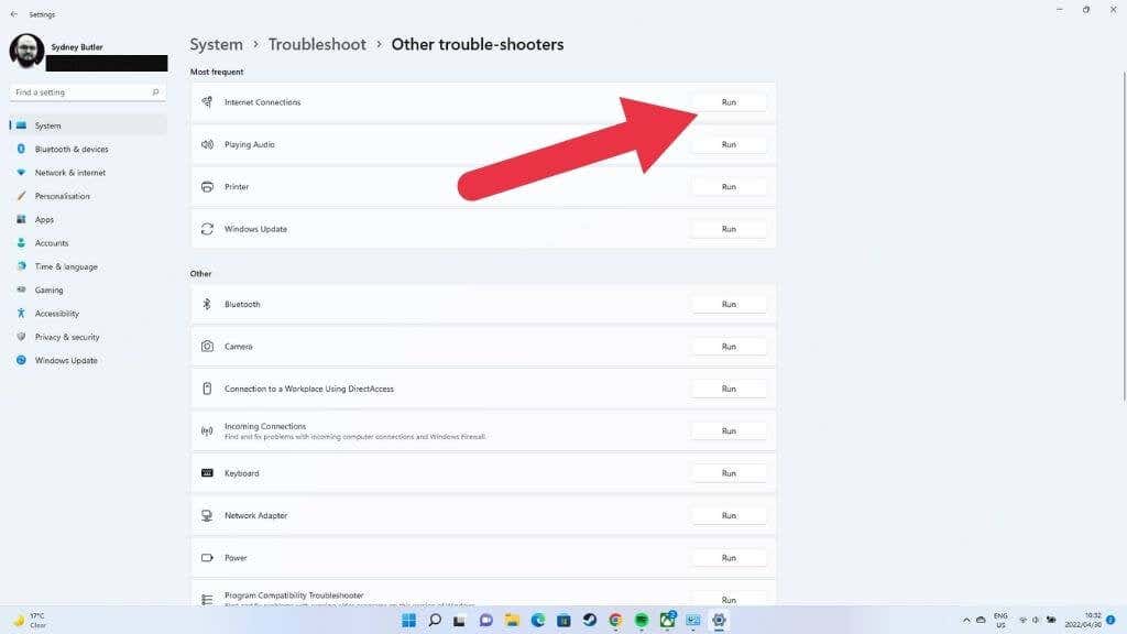 6-Tshoot4-1 - Người đam mê bộ phận trợ giúp 13 Cách khắc phục khi Wi-Fi Windows 11 không hiển thị hình 6