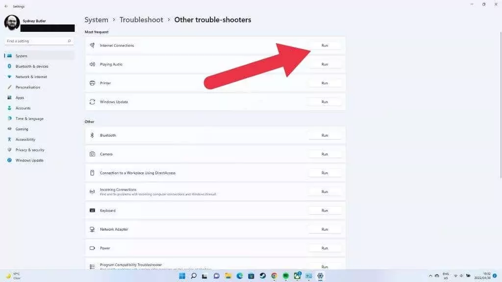 6-Tshoot4-1 - Người đam mê bộ phận trợ giúp 13 Cách khắc phục khi Wi-Fi Windows 11 không hiển thị hình 6
