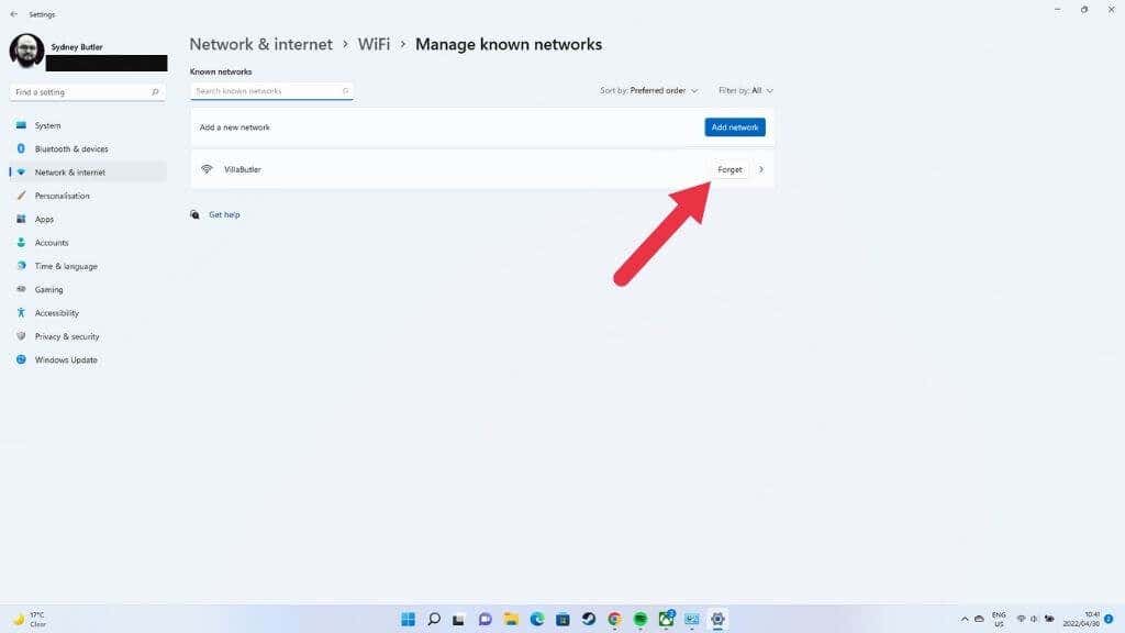 22-Forget3 - Người đam mê bộ phận trợ giúp 13 Cách khắc phục khi Wi-Fi Windows 11 không hiển thị ảnh 21