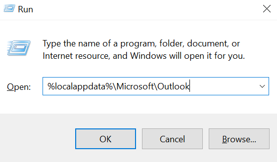 open-outlook-cache-folder - Bộ phận trợ giúp Geek Cách xóa hình ảnh bộ đệm Outlook 2