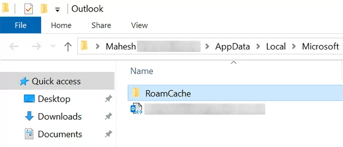 open-roamcache - Bộ phận trợ giúp Geek Cách xóa hình ảnh bộ đệm Outlook 3