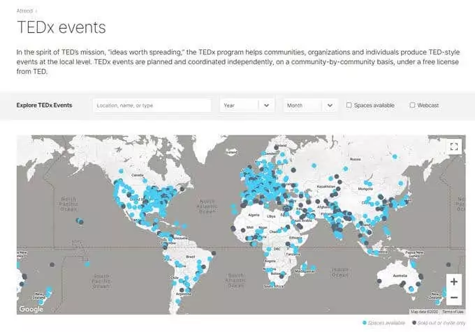 TEDx-Event-Calendar - Mẹo công nghệ trực tuyến Bắt đầu nhỏ với một hình ảnh TEDx cục bộ