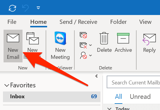 new-email-outlook-1 - Bộ phận trợ giúp Geek Cách thêm chữ ký trong Outlook hình 17