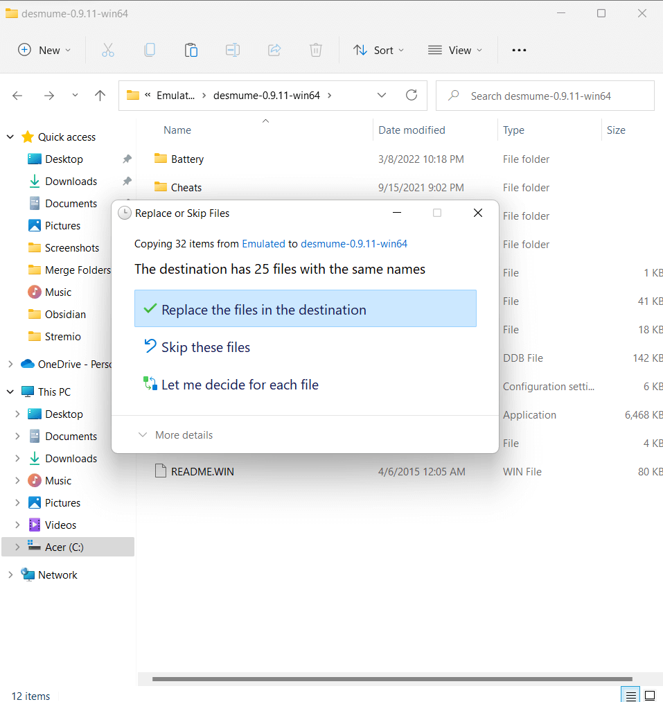 3-Xung đột - Help Desk Geek Cách dễ dàng hợp nhất các thư mục trong Windows 11/10 hình 4