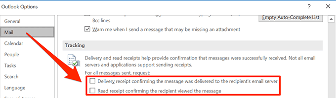 đọc-nhận-tất cả-email - Help Desk Geek Cách thiết lập biên nhận đã đọc trong Outlook hình 5