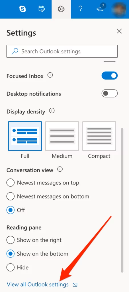 view-all-outlook-settings-1 - Bộ phận trợ giúp Geek Cách thiết lập biên nhận đã đọc trong Outlook hình 8