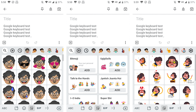 Hình dán trong Gboard - Mẹo kỹ thuật trực tuyến Và còn có hình dán Gboard nữa