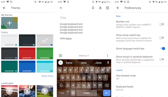 Thay đổi-Gboard-Theme - Mẹo công nghệ trực tuyến Tùy chỉnh hình ảnh nội dung trái tim của bạn
