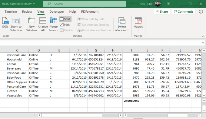 sửa lỗi tính toán tại chỗ - Help Desk Geek Cách Cố Định Một Dòng Trong Excel Hình 3