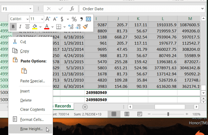 định dạng tất cả các hàng - Help Desk Geek Cách Cố Định Một Dòng Trong Excel Hình 5
