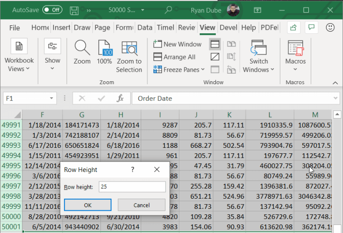 điều chỉnh-row-heights-1 - Help Desk Geek Cách Cố Định Một Dòng Trong Excel Hình 6