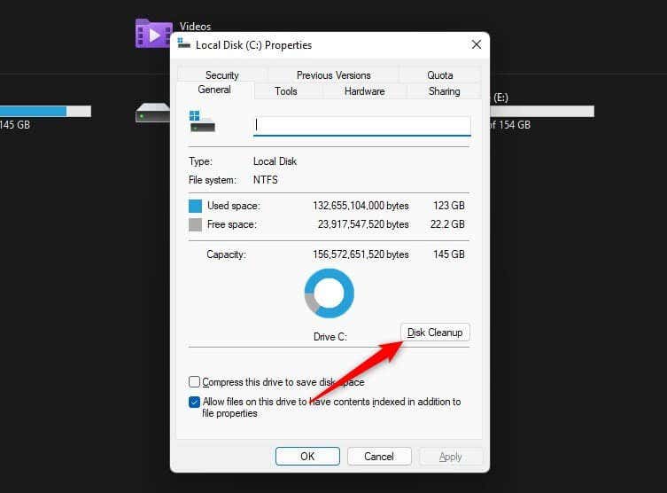4.-disk-cleanup-option - Bộ phận trợ giúp Geek Thư mục WinSxS là gì, tại sao nó lớn và cách dọn dẹp? hình ảnh 5