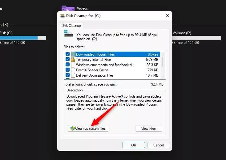 5.-disk-cleanup-system-files - Bộ phận trợ giúp Geek Thư mục WinSxS là gì, tại sao nó lớn và cách dọn dẹp? hình ảnh 6