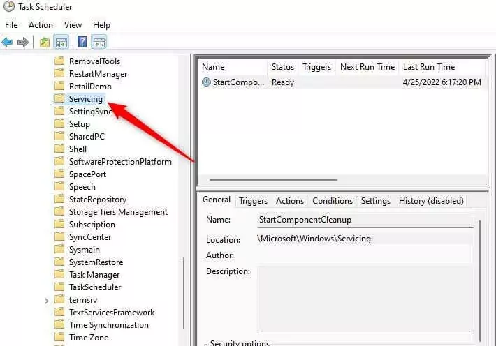 7.-task-lịch trình-phục vụ - Help Desk Geek Thư mục WinSxS là gì, tại sao nó lớn và cách dọn dẹp? hình ảnh 8