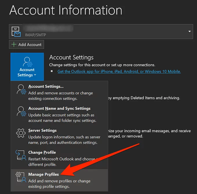 quản lý hồ sơ - Help Desk Geek Cách khắc phục Outlook liên tục hỏi mật khẩu ảnh 18