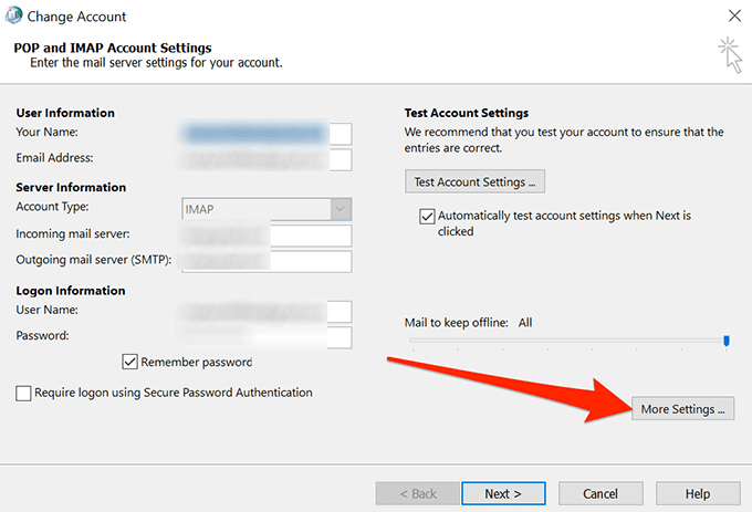 thêm cài đặt - Help Desk Geek Cách khắc phục Outlook liên tục hỏi mật khẩu ảnh 17