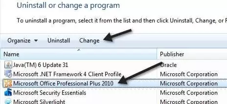 Sửa lỗi MS Office “Không thể xác minh giấy phép” 2 thay đổi văn phòng 2010