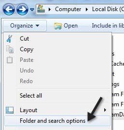 Sửa lỗi MS Office “Không thể xác minh giấy phép” 10 tùy chọn thư mục và tìm kiếm