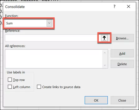 Excel-Hợp nhất-Chọn-Dữ liệu-Nút - Bộ phận trợ giúp Cách Gộp Dữ Liệu Trong Nhiều File Excel Hình 11