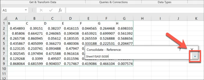 Excel-Hợp nhất-Dữ liệu đã chọn - Bộ phận trợ giúp Cách Gộp Dữ Liệu Trong Nhiều File Excel Hình 12