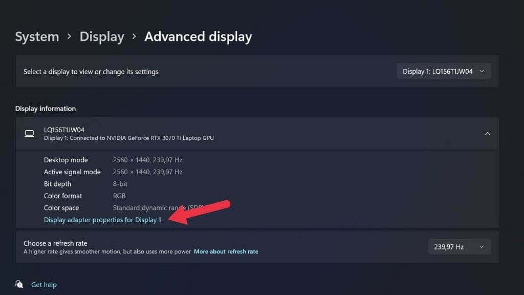 6-Adapter - Người đam mê bộ phận trợ giúp Cách tìm hiểu card đồ họa trong PC Windows 11 của bạn hình 7