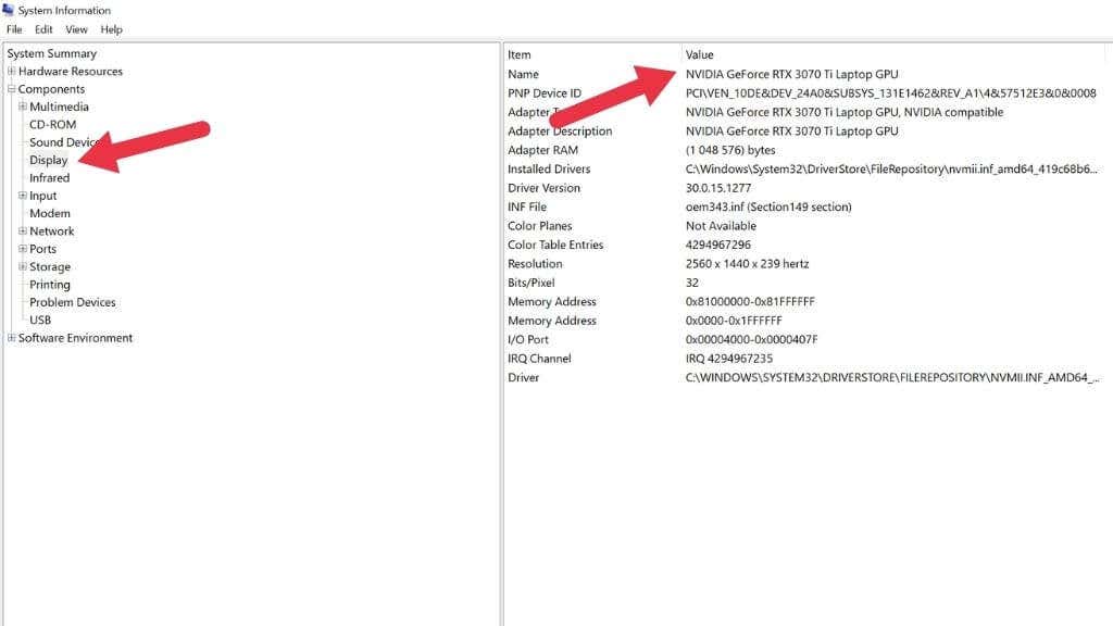14-MSINFO2 - Người đam mê bộ phận trợ giúp Cách tìm hiểu card đồ họa trong PC Windows 11 của bạn hình 15