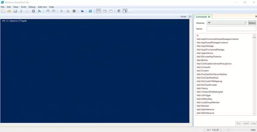 4-PowerShell-ISE - Người đam mê bộ phận trợ giúp PowerShell vs Dấu nhắc lệnh: Ưu và nhược điểm hình ảnh 5