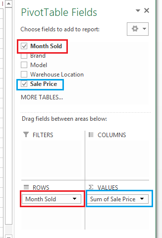chọn giá trị - 9 - Help Desk Geek Cách tạo Pivot Table đơn giản trong Excel hình 11
