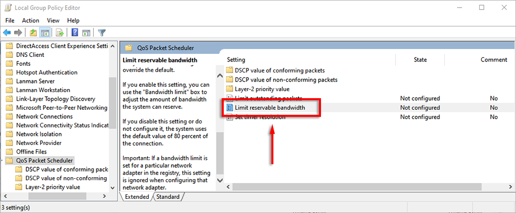 image-31 - Help Desk Geek “Giới hạn băng thông có thể dự trữ” trong Windows là gì và tại sao bạn không nên thay đổi nó hình 6