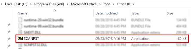 scanpst - Bộ phận trợ giúp Geek Cách khôi phục các tệp đã xóa từ tệp PST trong Outlook hình ảnh 5