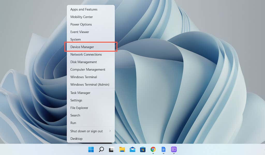 05-Power-User-Menu - Bộ phận trợ giúp Geek Cách khắc phục hiện tượng lag chuột Bluetooth trong Windows 11 hình 6