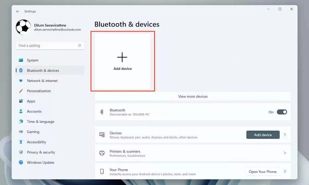 14-Add-Device - Bộ phận trợ giúp Geek Cách khắc phục hiện tượng lag chuột Bluetooth trong Windows 11 hình 15
