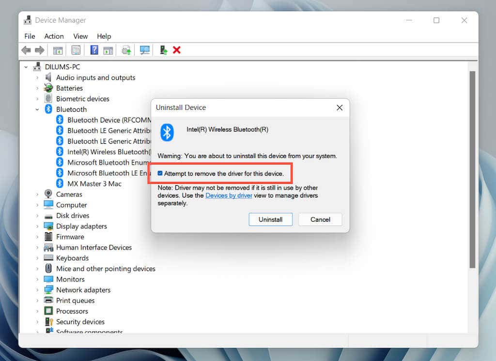 20-Xác nhận-Hộp thoại - Help Desk Geek Cách khắc phục hiện tượng lag chuột Bluetooth trong Windows 11 hình 21