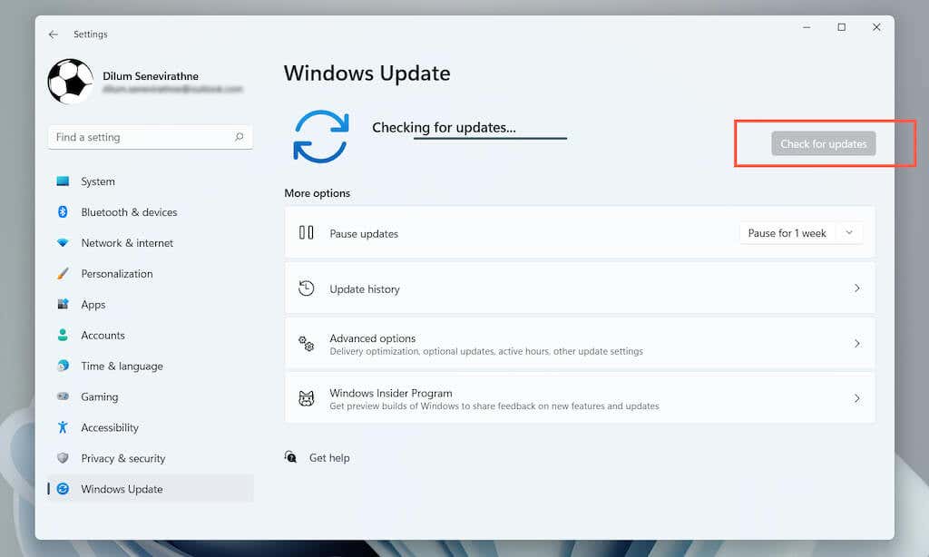 22-Windows-Update - Bộ phận trợ giúp Geek Cách khắc phục hiện tượng lag chuột Bluetooth trong Windows 11 hình 23