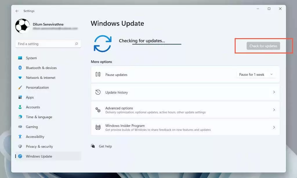 22-Windows-Update - Bộ phận trợ giúp Geek Cách khắc phục hiện tượng lag chuột Bluetooth trong Windows 11 hình 23