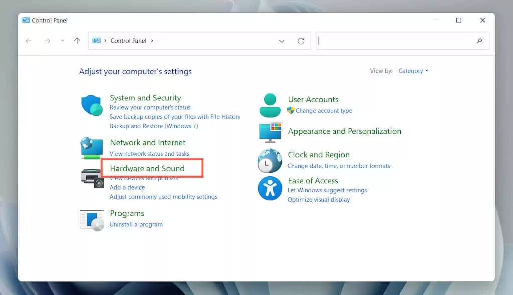 25-Control-Panel - Bộ phận trợ giúp Geek Cách khắc phục hiện tượng lag chuột Bluetooth trong Windows 11 hình 26