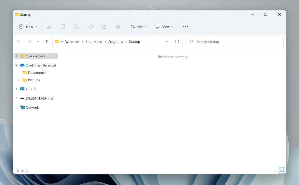 05-Startup-Window - Help Desk Geek Cách xác định vị trí thư mục khởi động trong Windows 11 hình 6