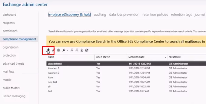 khám phá điện tử và giữ - Help Desk Geek Cách khôi phục email đã xóa trong Office 365 hình 6