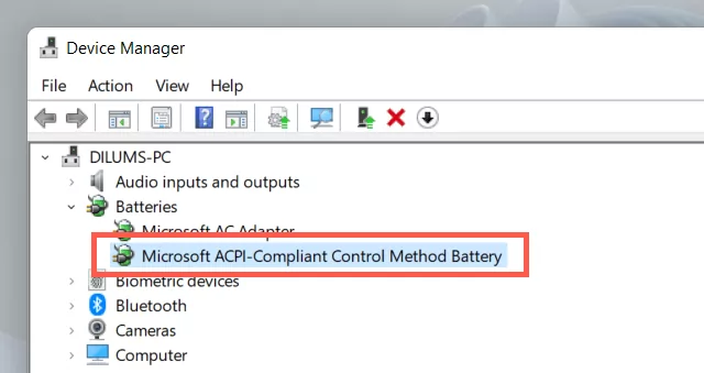 17-Trình Điều Khiển Pin - Help Desk Geek Cách giữ màn hình luôn bật khi đóng máy tính xách tay trong Windows 11/10 ảnh 18