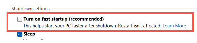 15-Vô hiệu hóa-Khởi động nhanh - Help Desk Geek Cách giữ màn hình luôn bật khi đóng máy tính xách tay trong Windows 11/10 hình 16