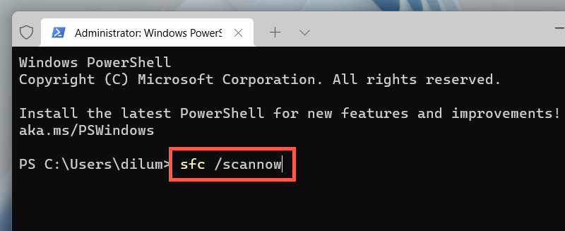 24-Run-SFC-Scan - Bộ phận trợ giúp Geek Cách giữ màn hình của bạn luôn bật khi đóng máy tính xách tay trong Windows 11/10 hình 25