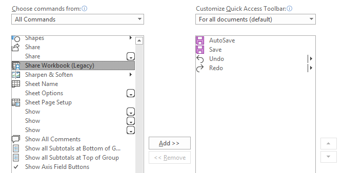 chia sẻ-excel-files-ngoại tuyến-Thêm-Quay lại-Chia sẻ-Workbook-Feature-share-workbook - Help Desk Geek Cách chia sẻ file Excel để dễ dàng cộng tác image 3
