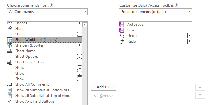 chia sẻ-excel-files-ngoại tuyến-Thêm-Quay lại-Chia sẻ-Workbook-Feature-share-workbook - Help Desk Geek Cách chia sẻ file Excel để dễ dàng cộng tác image 3