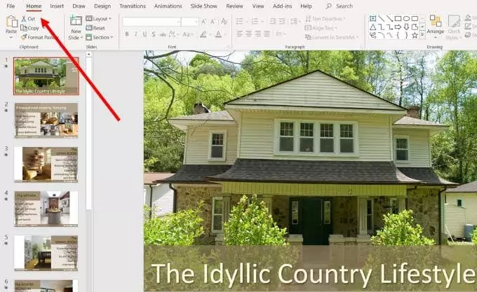 Tab Trang chủ - Người đam mê bộ phận trợ giúp Cách chỉnh sửa hoặc sửa đổi mẫu PowerPoint hình ảnh 4