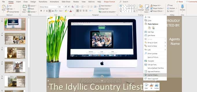 định dạng-hình dạng - Help Desk Geek Cách chỉnh sửa hoặc sửa đổi mẫu PowerPoint hình ảnh 9
