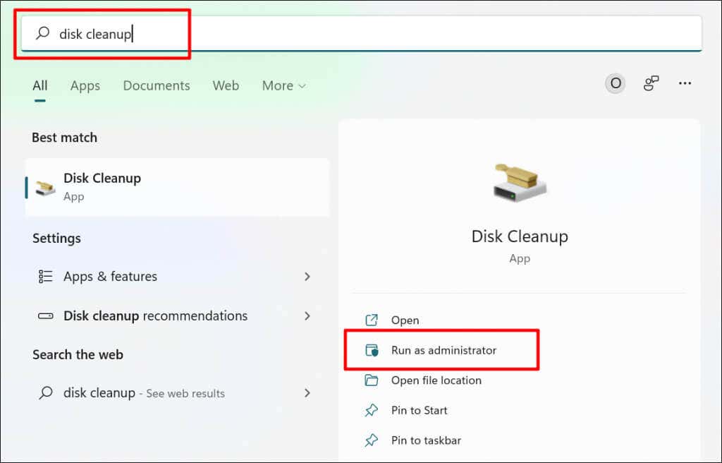 06-open-disk-cleanup-windows-pc - Bộ phận trợ giúp Geek Cách xóa tất cả các tập tin Windows Update đã tải xuống hình 6